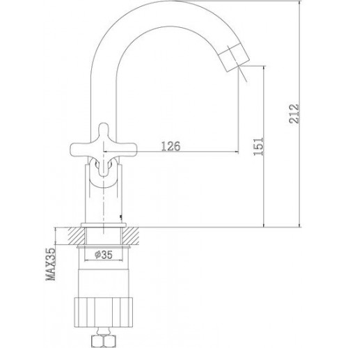 Смеситель Rossinka Silvermix RS39-62U