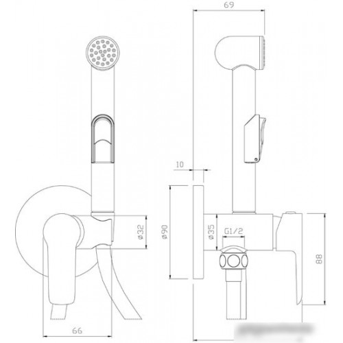 Смеситель Rossinka Silvermix W25-51