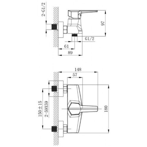 Смеситель Rossinka Silvermix RS44-41