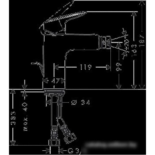Смеситель Hansgrohe Logis 100 71200000