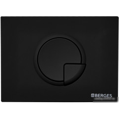Панель смыва Berges Wasserhaus Novum R5 Soft Touch (черный)