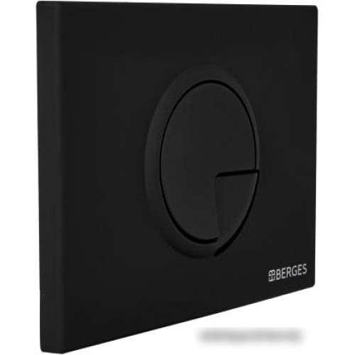 Панель смыва Berges Wasserhaus Novum R5 Soft Touch (черный)