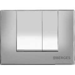Панель смыва Berges Wasserhaus Novum S2 (матовый хром)