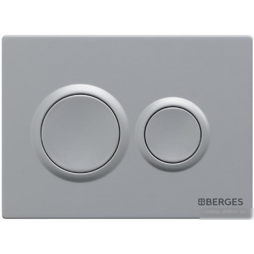 Панель смыва Berges Wasserhaus Novum O2 040062 (хром матовый)
