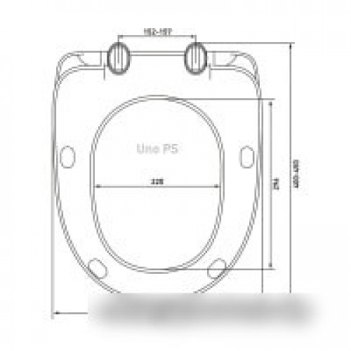 Сиденье для унитаза Berges Wasserhaus Uno PS 020105