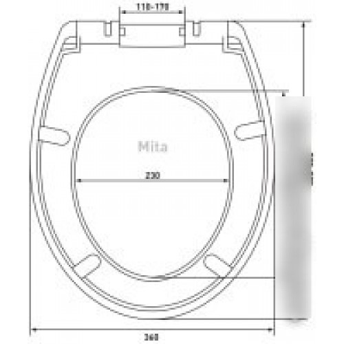 Сиденье для унитаза Berges Wasserhaus Mita So 018003 (с микролифтом)