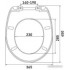 Сиденье для унитаза Berges Wasserhaus Cezar PP 021004