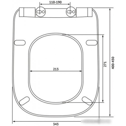 Сиденье для унитаза Berges Wasserhaus Gap Slim So 013003 (с микролифтом)