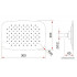 Душевая система Berges Wasserhaus Ventas 3O 073009