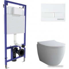 Унитаз Berges Wasserhaus Okus + Toma Slim SO + Novum525 + L1 043263