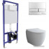 Унитаз Berges Wasserhaus Okus + Toma Slim SO + Novum525 + L3 043205