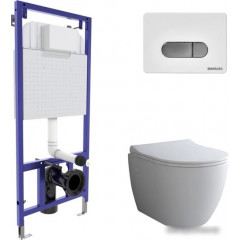 Унитаз Berges Wasserhaus Okus + Toma Slim SO + Novum525 + D7 043262