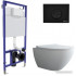 Унитаз подвесной Berges Wasserhaus Puma Rimless + Toma Slim SO + Novum525 + R5 043268