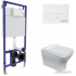Унитаз подвесной Berges Wasserhaus Strati Rimless + Strati Slim SO + Novum 525 + L1 042452