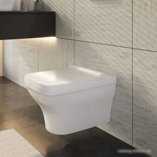 Унитаз подвесной Berges Wasserhaus Strati Rimless + Strati Slim SO + Novum 525 + L4 042455