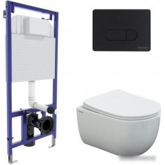 Унитаз Berges Wasserhaus Ventas Rimless 043238 (с сиденьем)