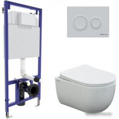 Унитаз Berges Wasserhaus Ventas Rimless 043239 (с сиденьем)