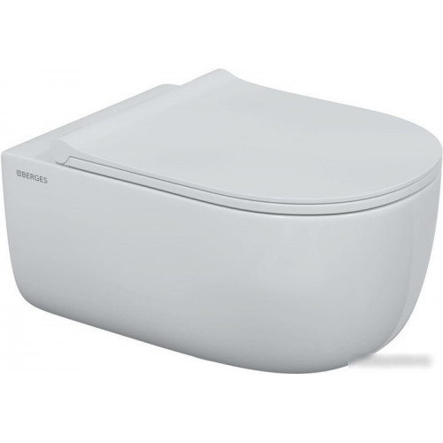 Унитаз подвесной Berges Wasserhaus Ego XL Rimless + Okus Slim SO + Novum525 + O5 043303