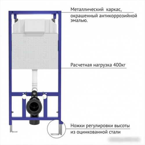 Унитаз подвесной Berges Wasserhaus Novum 525 043284