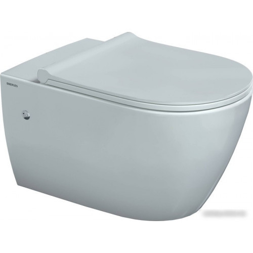 Унитаз подвесной Berges Wasserhaus Mascon Rimless + Okus Slim SO + Atom Line 410 043350