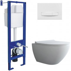Унитаз подвесной Berges Wasserhaus Puma 043355 (с сиденьем)