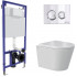 Унитаз подвесной Berges Wasserhaus Vita Rimless 043377 (с сиденьем)