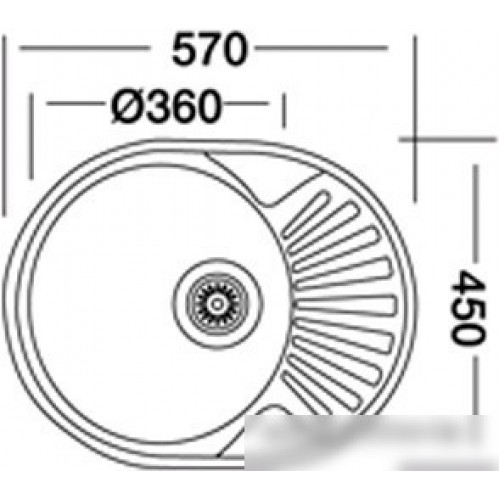 Кухонная мойка Kromevye EC 257 D