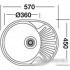 Кухонная мойка Kromevye EC 257 D