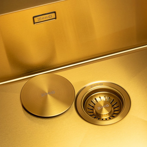 Кухонная мойка ZorG ZRN 5055 Premium PVD Gold