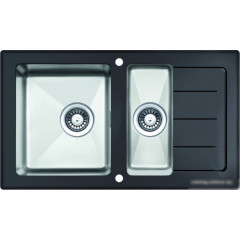 Кухонная мойка ZorG GS 7850-2 (черный)