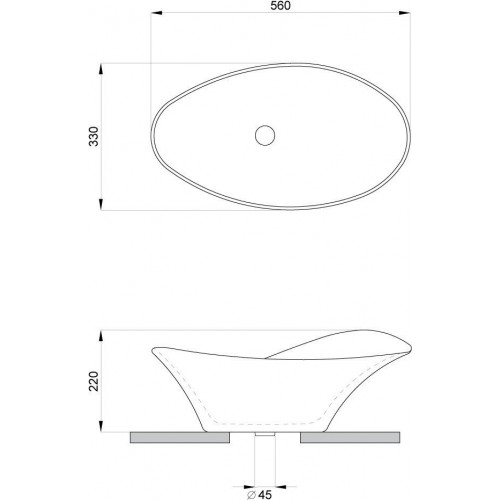 Умывальник Lavinia Boho Bathroom Sink Slim 33311115