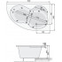 Ванна Poolspa Mistral 150x105 R