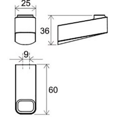 Крючок для ванны Ravak X07P353