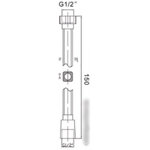 Душевой шланг Gerhans K40206