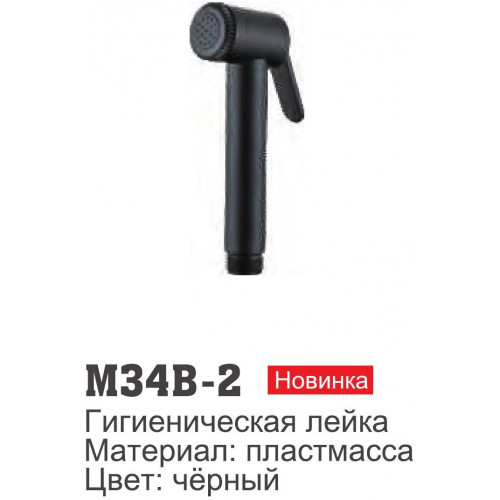 Душевая лейка Ledeme M34B-2 (черный)