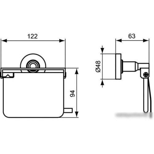 Держатель для туалетной бумаги Ideal Standard Imo A9127AA