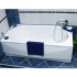 Ванна VagnerPlast Kasandra 160x70 VPBA167KAS2X-04 (с каркасом и экраном)
