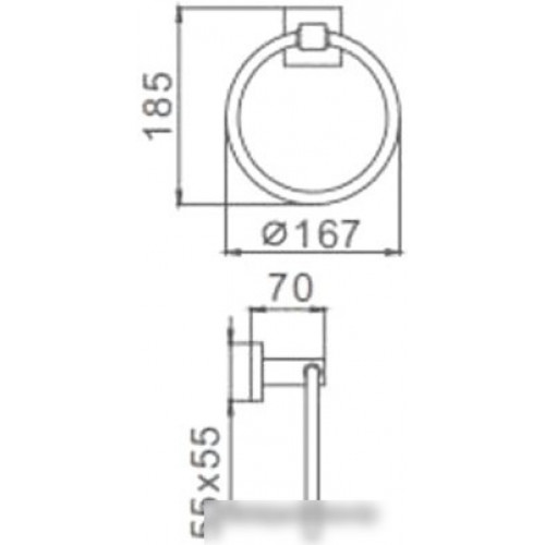 Держатель для полотенца Ledeme L71804