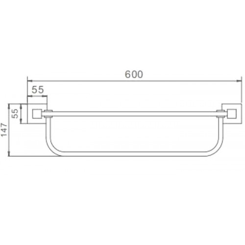Полка для полотенца Ledeme L71824