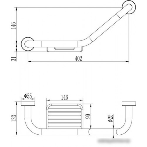 Поручень Ledeme L3519