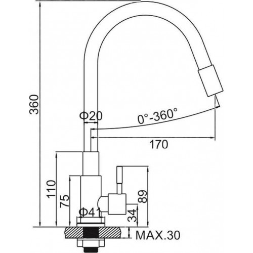 Смеситель Ledeme L74195-2