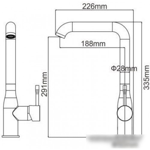 Смеситель Gerhans KK4698-25