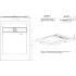 Душевой поддон Allen Brau Infinity 120x90 8.21003-BGM