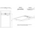 Душевой поддон Allen Brau Infinity 140x90 8.21005-CGM