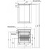 Aquanet Зеркало Бостон М 60 209675 (белый матовый)