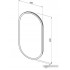 Aquanet Зеркало Монте 45x90 Led 288969