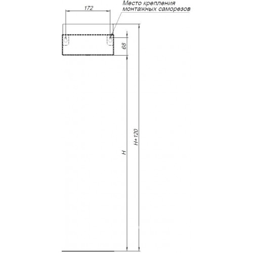Aquanet Полка Магнум 302229