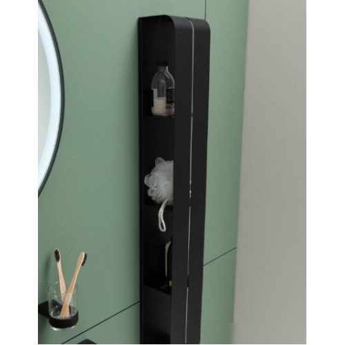 Aquanet Полка Магнум H 326457 (черный матовый)
