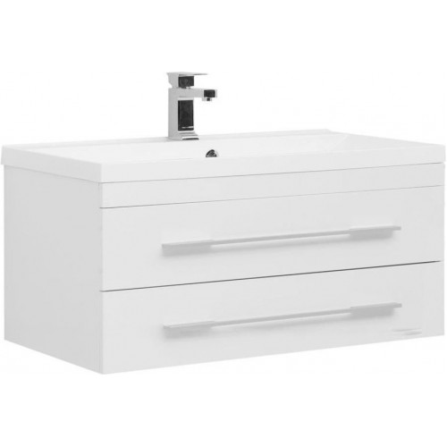 Aquanet Тумба под умывальник Нота New 90 335419 (белый глянец)
