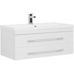 Aquanet Тумба под умывальник Нота New 100 335420 (белый глянец)